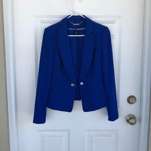 Royal blue blazer jacket
